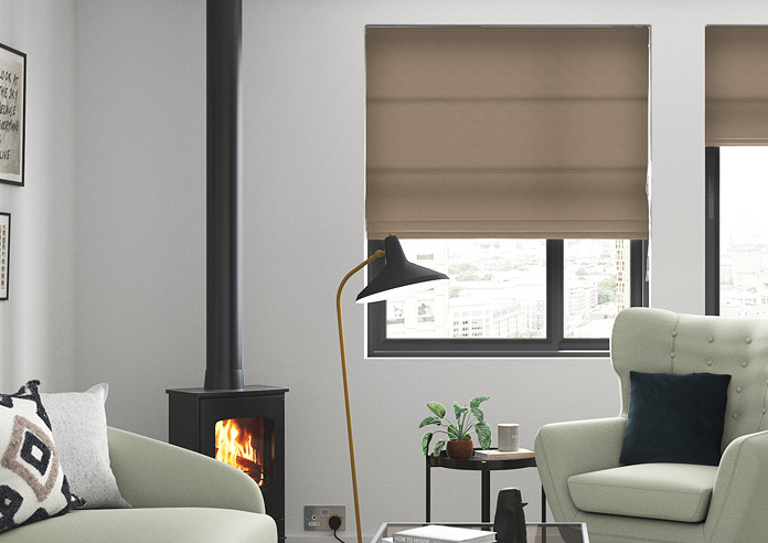 Windsor, Latte - Roman Blind - Image 3